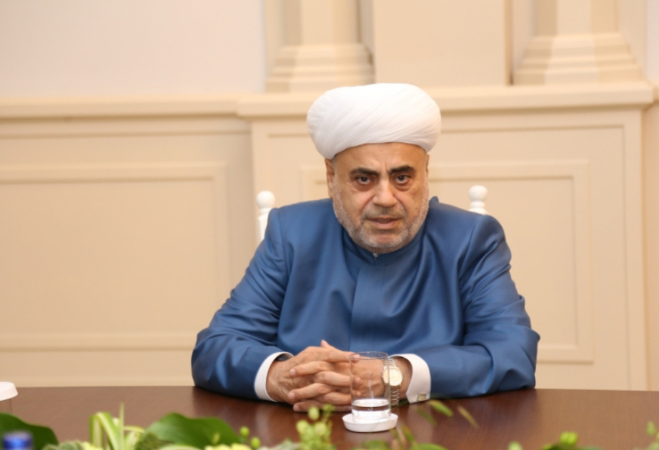 Chairman of Caucasus Muslims Office calls upon World Council of Churches to cease supporting Armenian Church's provocative propaganda disrupting fragile peace