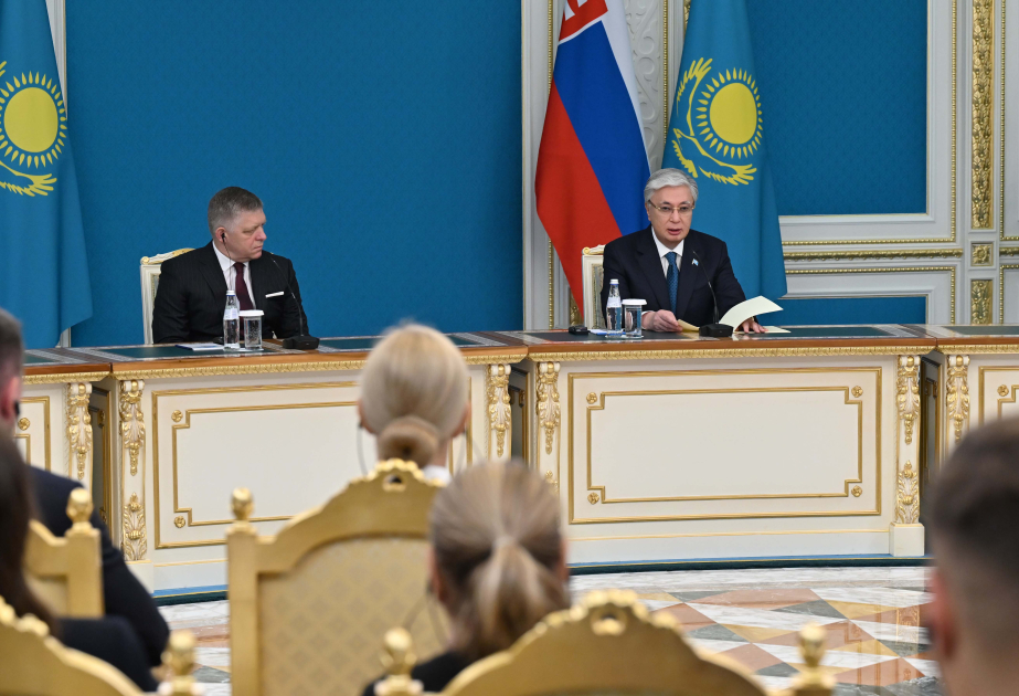 Kazakhstan ready to export oil, gas and uranium to Slovakia, says Tokayev