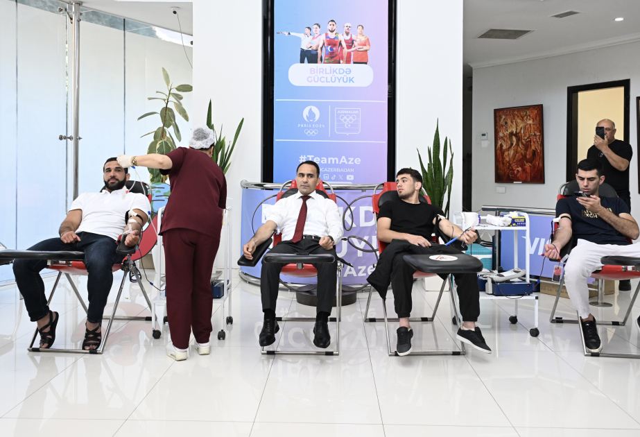 Milli Olimpiya Komitəsində kütləvi qanvermə aksiyası keçirilir