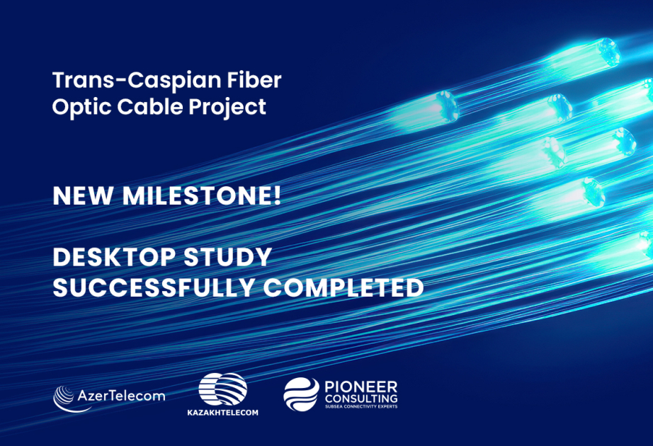 ® The Trans-Caspian Fiber-optic Cable construction progresses to the next step