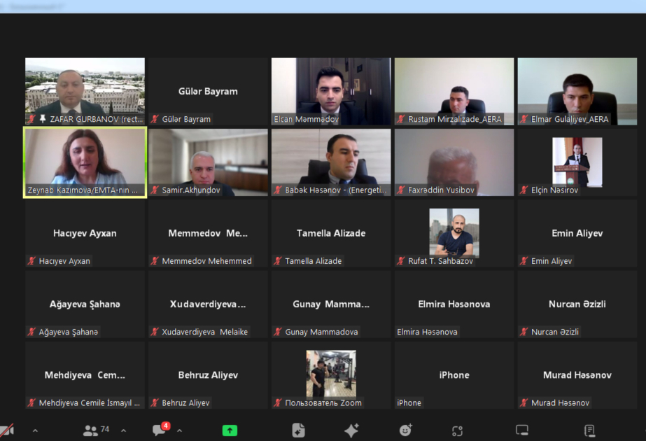 Another online seminar held under “Energy Talks” project