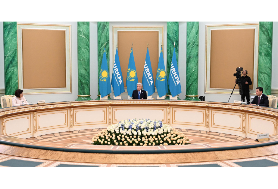 Президент Казахстана встретился с председателями парламентов стран-членов ТЮРКПА
