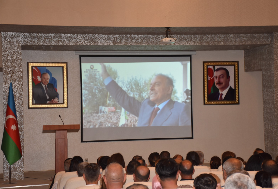 İmişlidə “Heydər Əliyev xalqımızın xilaskarıdır” mövzusunda elmi-praktik konfrans keçirilib