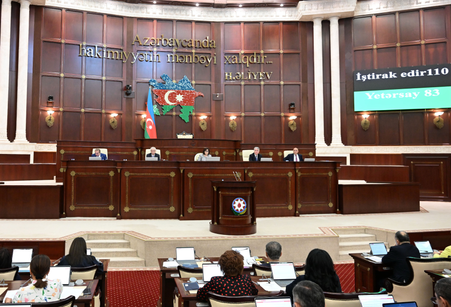 Milli Məclisin plenar iclasında 12 məsələ müzakirə edilib YENİLƏNİB  VİDEO