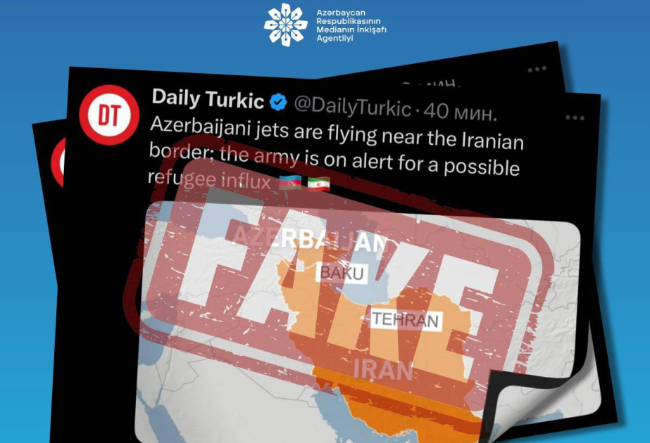 L’Agence de développement des médias : Les informations selon lesquelles des avions militaires azerbaïdjanais auraient effectué des vols à la frontière avec l’Iran ne reflètent pas la réalité