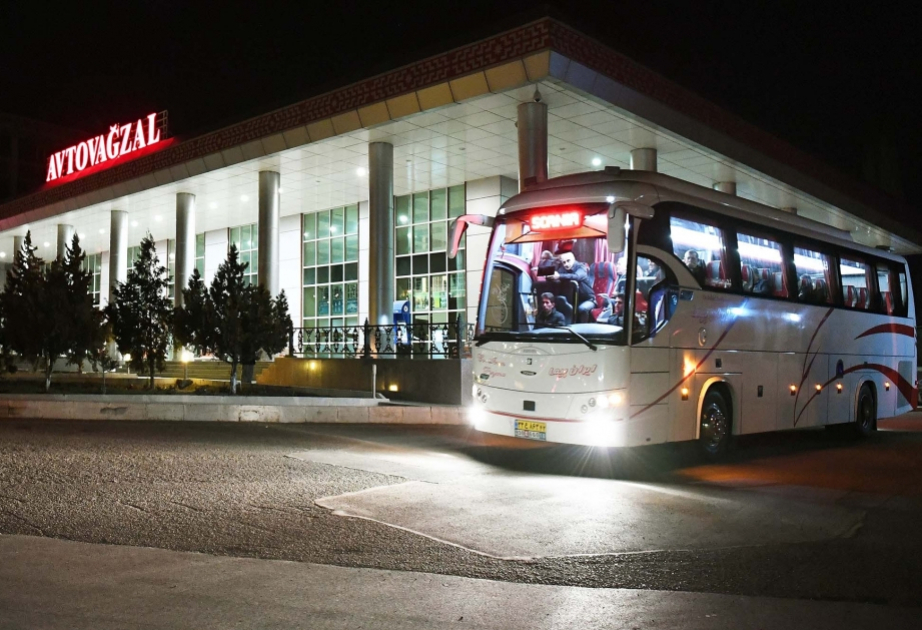 Приостановлена деятельность автобусных рейсов Баку-Нахчыван-Баку