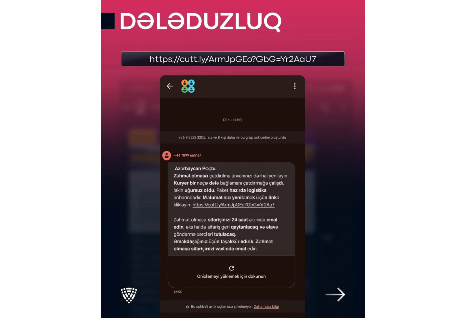 ETX: “Azərpoçt”un adından dələduzluq halları son vaxtlar daha da artmaqdadır