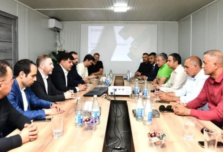 Türkiyənin İğdır vilayətindən olan iş adamları Ağdam Sənaye Parkı ilə tanış olublar