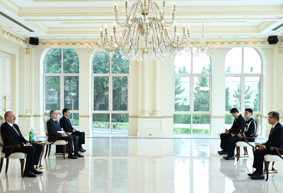 President Ilham Aliyev received credentials of incoming ambassador of Republic of Korea to Azerbaijan