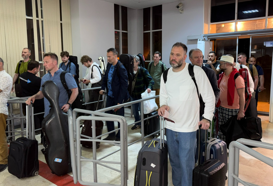 Another group of Russia’s Big Symphony Orchestra evacuated from Iran to Azerbaijan