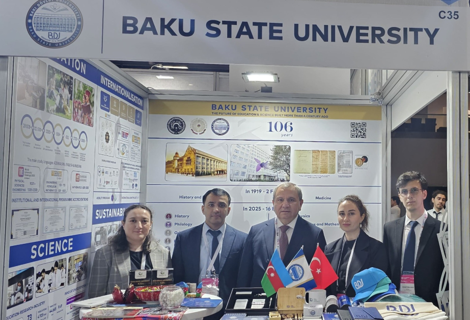 BDU Qlobal Dayanıqlı İnkişaf Konqresində öz stendi ilə təmsil olunur