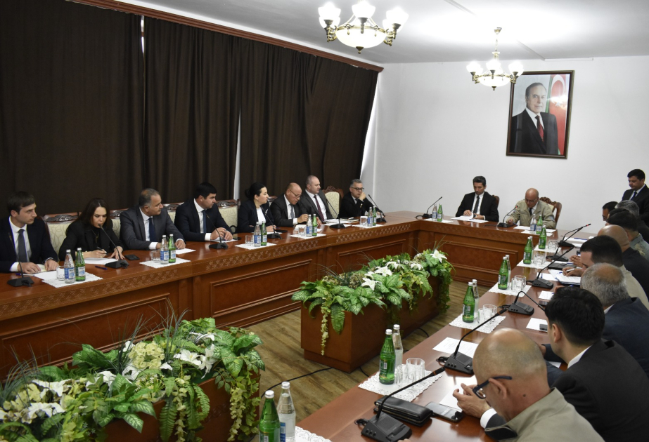 فريق العمل لتطهير أراضي أذربيجان المحررة من الاحتلال الأرميني من الألغام والذخائر غير المتفجرة يعقد اجتماعا آخر في خانكندي