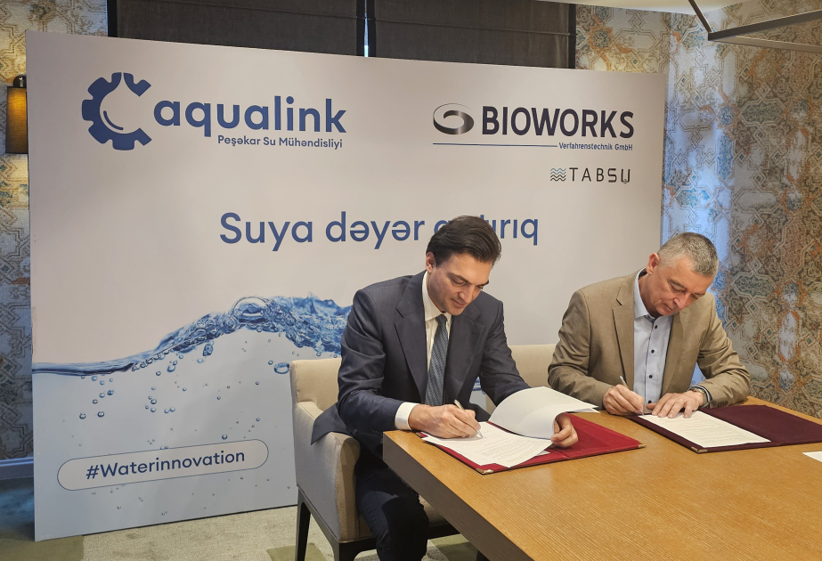 ®  “Aqualink” məşhur Almaniya şirkəti ilə birgə su ehtiyatlarından səmərəli istifadə həlləri təklif edəcək