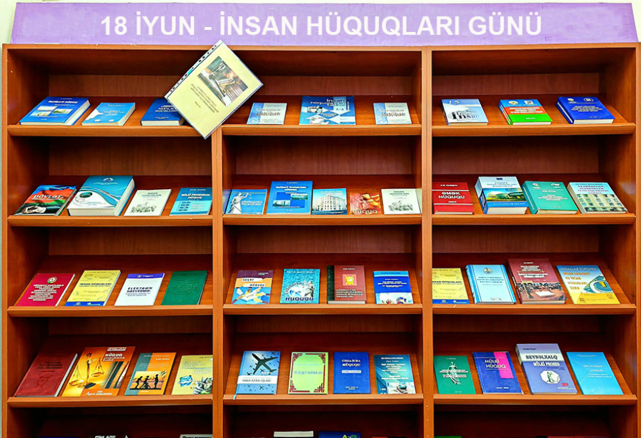 Gənclər Kitabxanasında 18 İyun - İnsan Hüquqları Günü ilə əlaqədar silsilə materiallar hazırlanıb