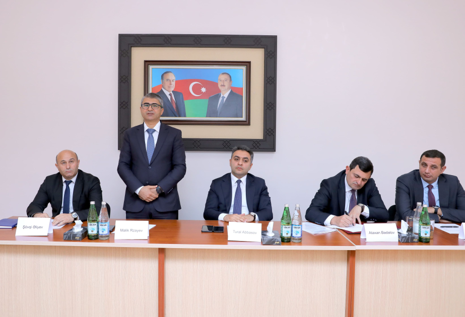 Naxçıvanda su ehtiyatları sahəsində yaradılan Regional bölmənin təqdimatı olub