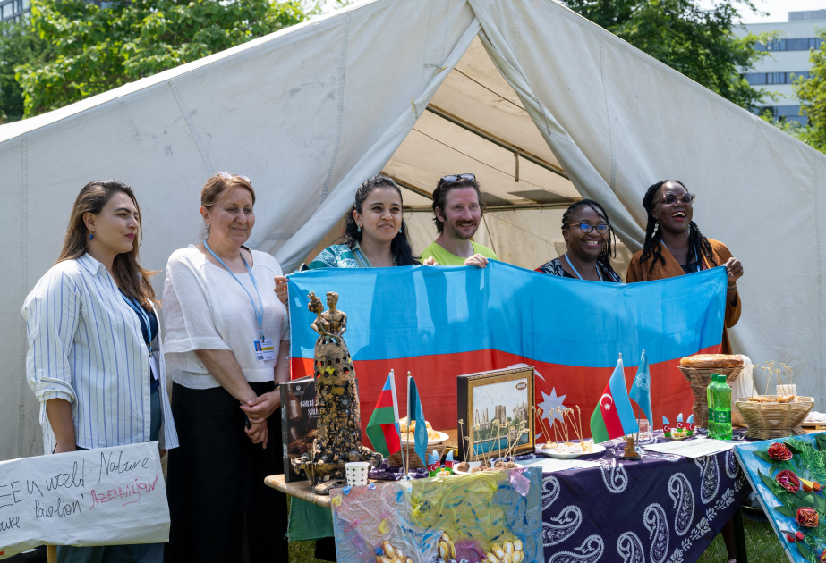Azerbaijan’s pavilion installed at Bonn Climate Camp supporting NGOs of Global South