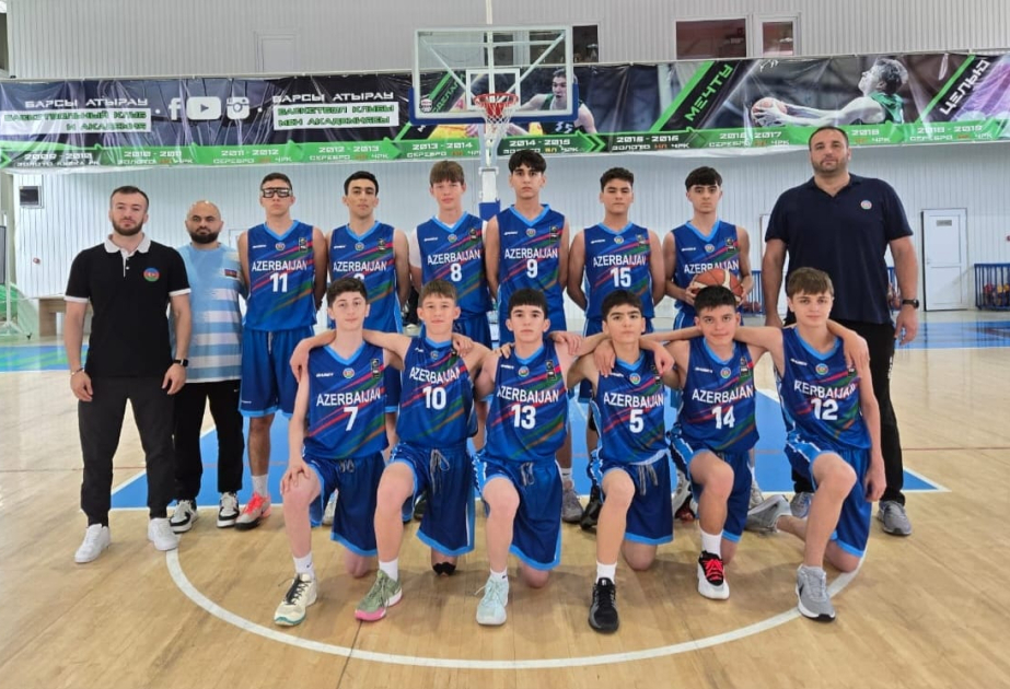 Юные азербайджанские баскетболисты начали международный турнир с разгромной победы