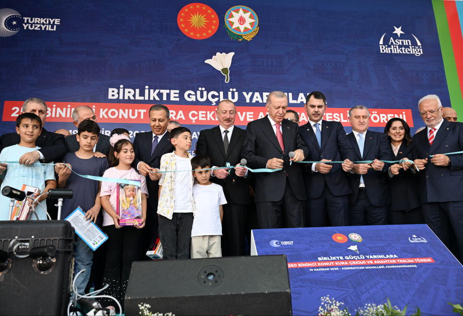 Cérémonie d’inauguration du quartier « Azerbaïdjan » à Kahramanmaras MIS A JOUR-3 VIDEO