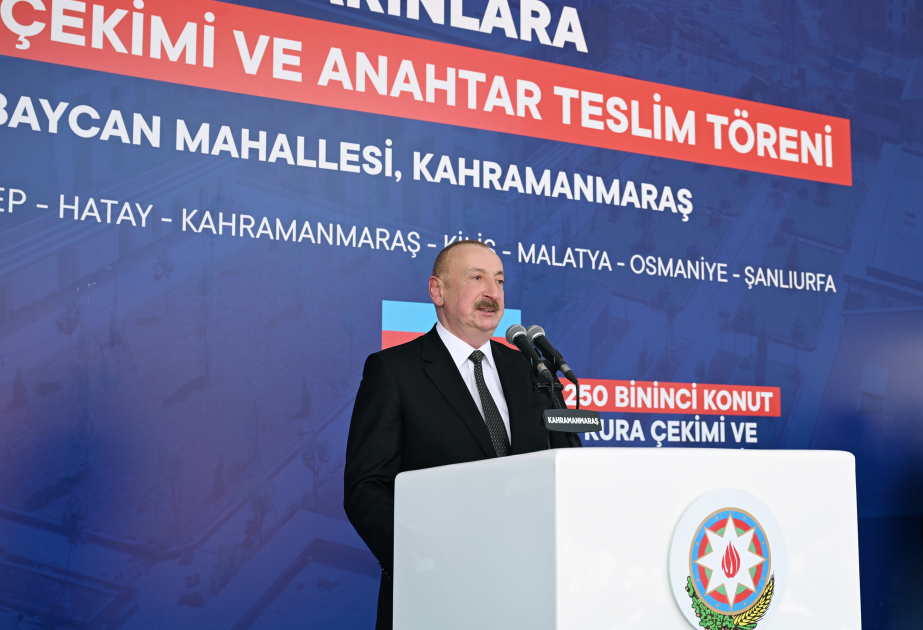 Presidente Ilham Aliyev: “La creación del “Barrio de Azerbaiyán” es un acontecimiento maravilloso”
