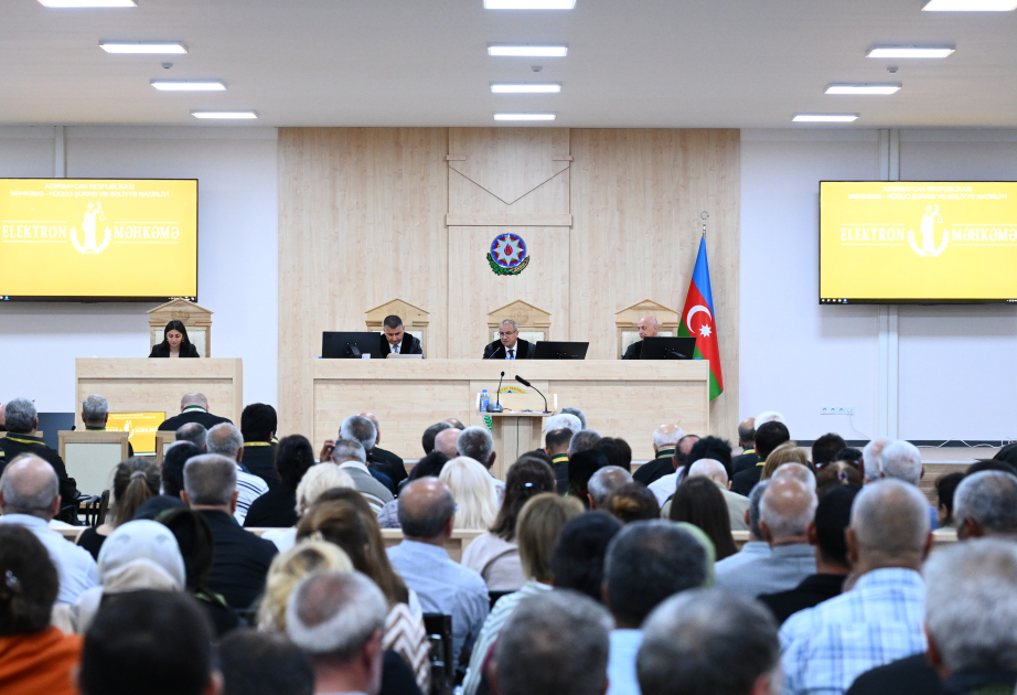 Vətən müharibəsində Ermənistan silahlı qüvvələrinin Azərbaycanın mülki infrastrukturuna ziyan vurması ilə bağlı sənədlər məhkəmədə tədqiq olunub VİDEO