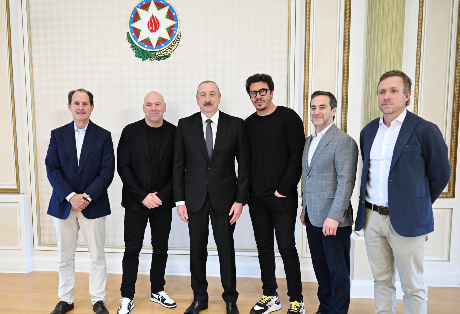 President Ilham Aliyev received UFC President VIDEO