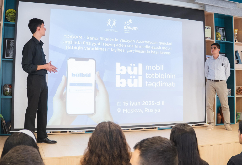 Xaricdə yaşayan azərbaycanlı gəncləri birləşdirən “Bulbul” mobil tətbiqinin təqdimatı keçirilib