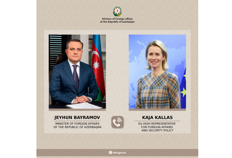 Entretien téléphonique entre Djeyhoun Baïramov et Kaja Kallas