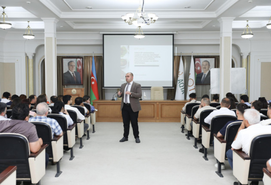 Sahibkarlar üçün HACCP təlimi keçirilib