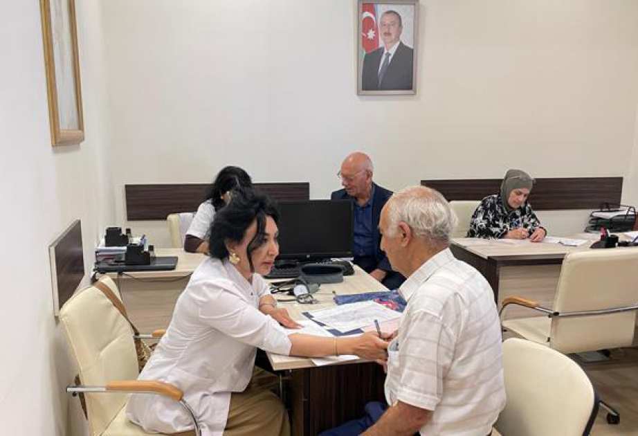 Herontoloji Mərkəz Müharibə, Əmək və Silahlı Qüvvələr Veteranları Təşkilatında tibbi aksiya keçirib