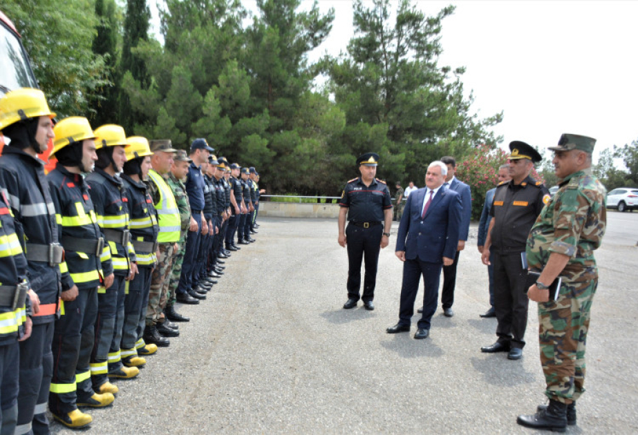 FHN-in Qarabağ Regional Mərkəzi nümunəvi mülki müdafiə məşqi təşkil edib
