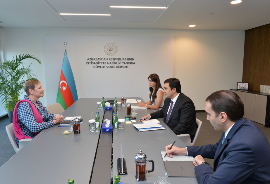 DVX rəisi BVF nümayəndəsinə vergi sahəsində görülmüş işlər barədə məlumat verib