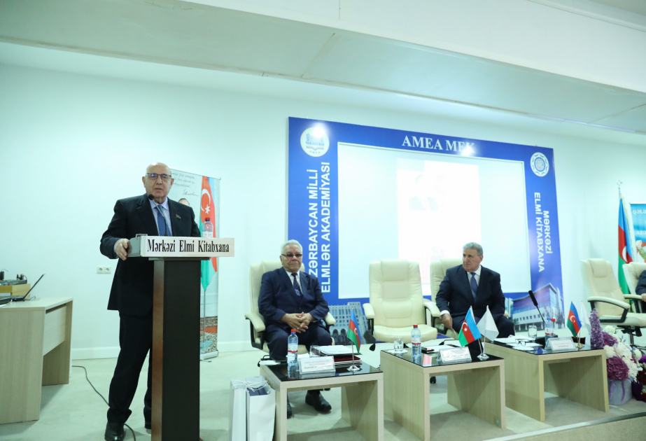 AMEA-da akademik Ziyad Səmədzadənin 85 illiyi qeyd olunub