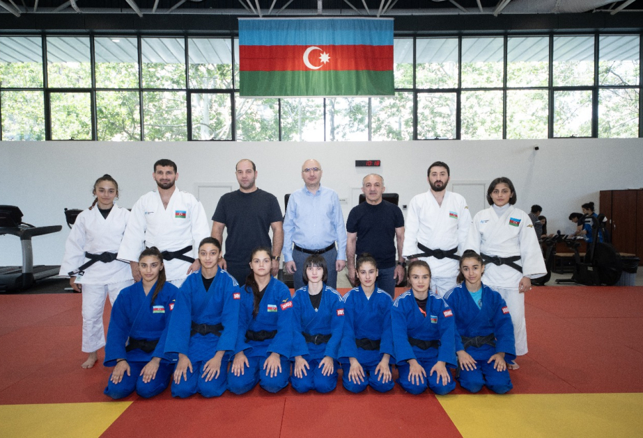 Avropa çempionatında iştirak edəcək Azərbaycan cüdoçuları ilə görüş keçirilib