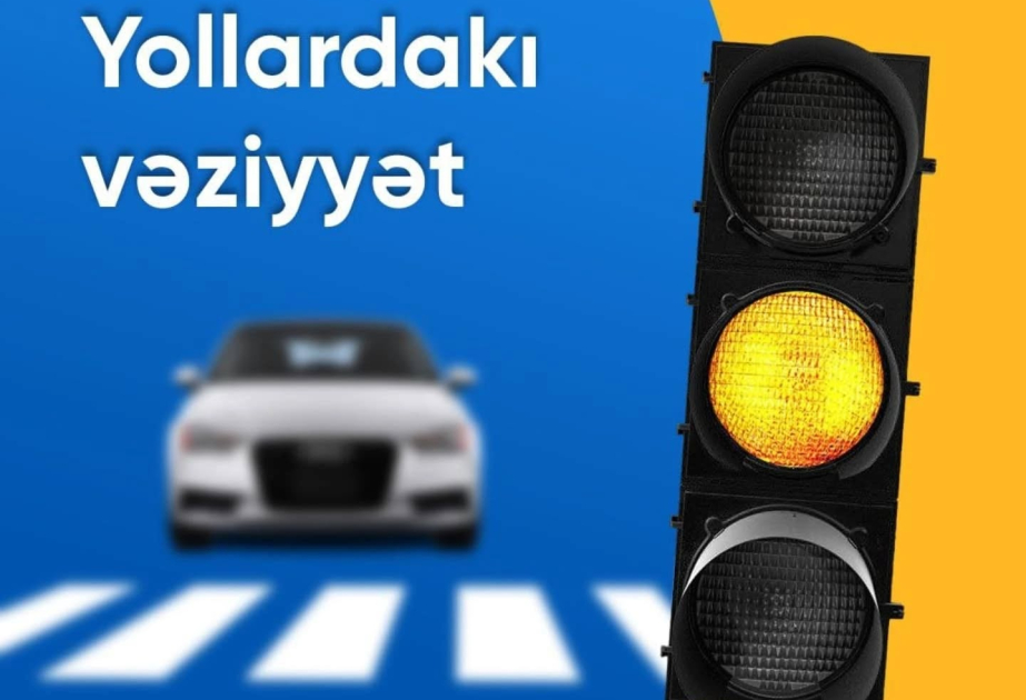 Bakıda bir sıra yollarda sıxlıq müşahidə olunur - SİYAHI