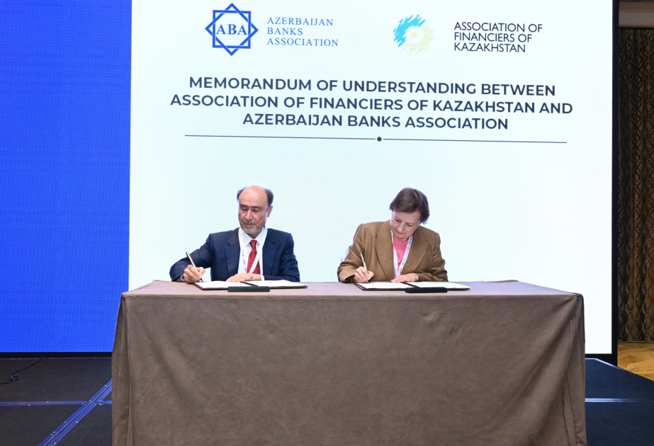 ABA ilə Qazaxıstan Maliyyəçilər Assosiasiyası arasında Anlaşma Memorandumu imzalanıb