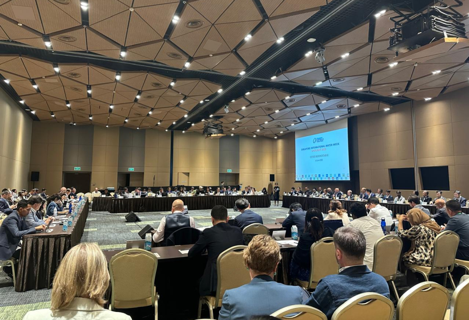 Azerbaijan State Water Resources Agency staff joins Singapore International Water Week
