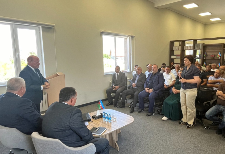 Xocalı rayonunda vergiödəyiciləri ilə görüş keçirilib