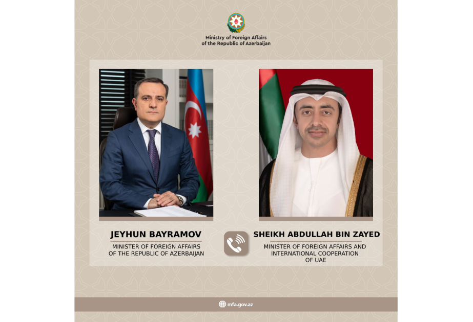 Azerbaijani, Emirati FMs discuss regional security matters