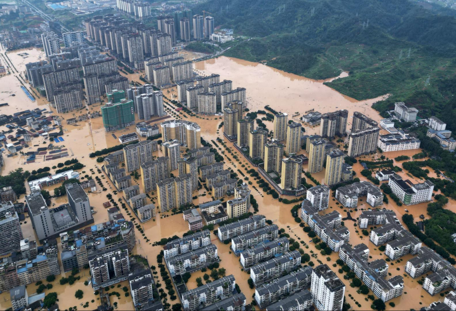 China: 80.000 Menschen wegen Überschwemmungen in Sicherheit gebracht