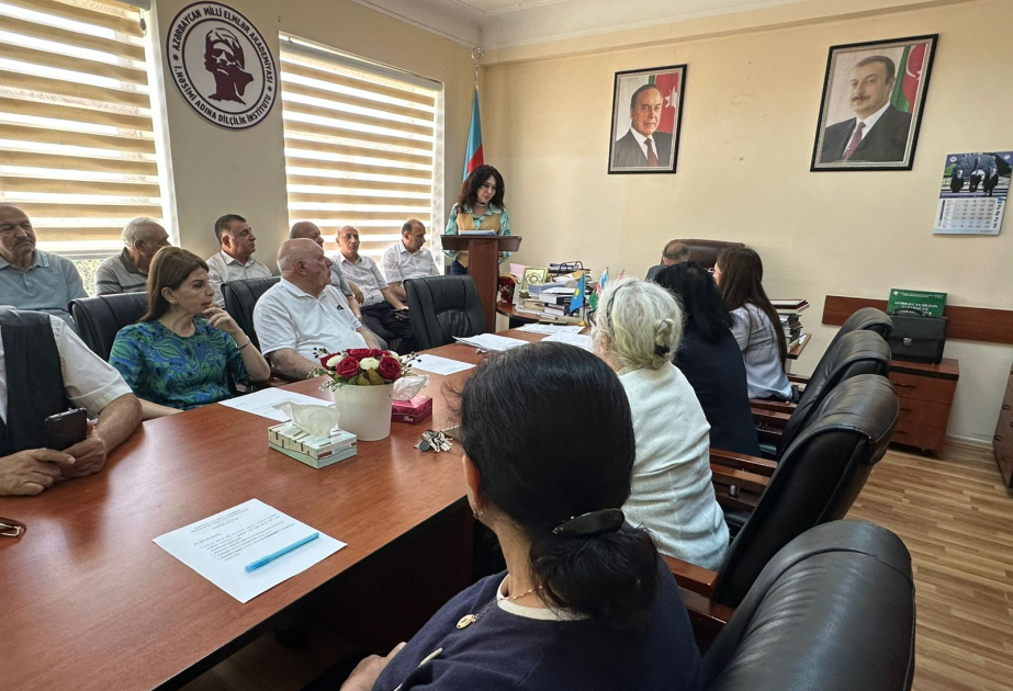 AMEA-nın Nəsimi adına Dilçilik İnstitutunun Elmi şurasının növbəti iclası keçirilib
