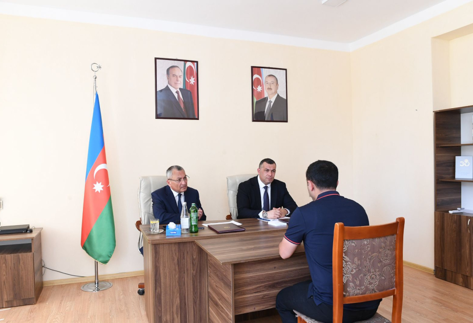 Şirvanda keçmiş məcburi köçkünlərin müraciətləri dinlənilib