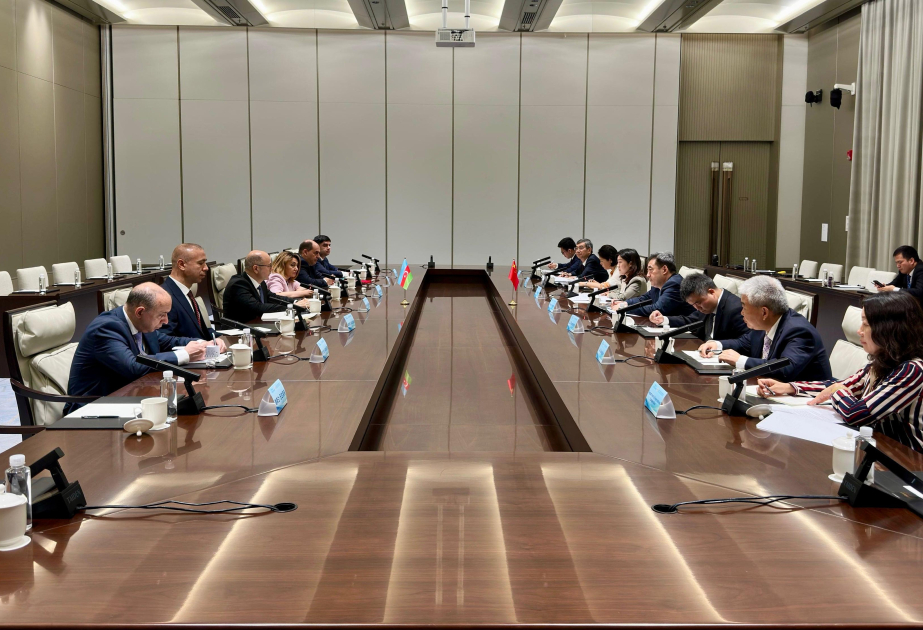 Energetika naziri Çinin Milli Enerji Administrasiyasının rəhbəri ilə görüşüb