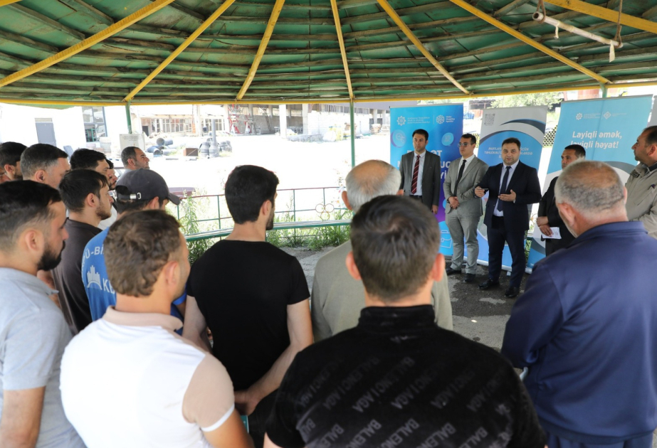 В Ходжалы прошло просветительское мероприятие по охране труда