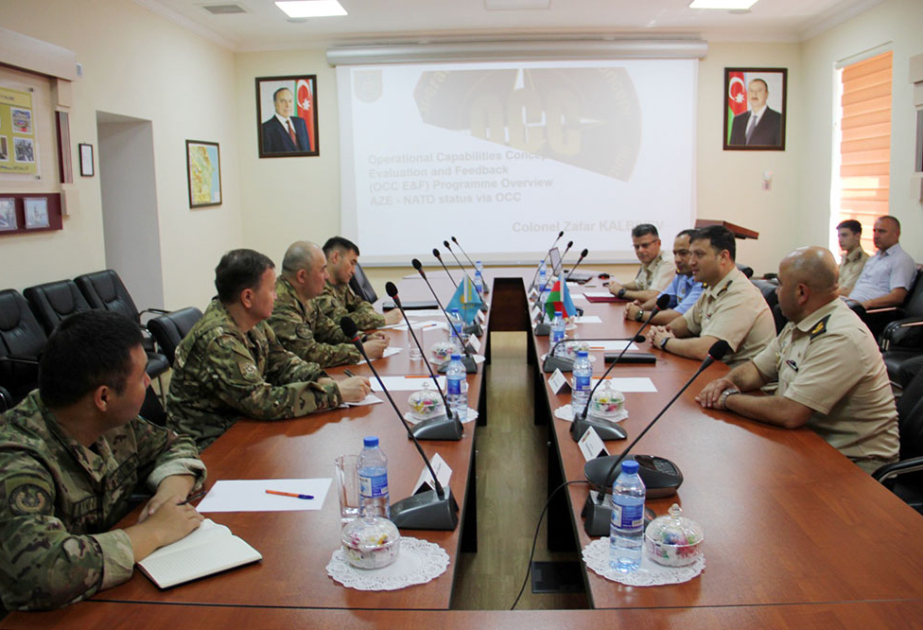 Состоялась встреча между военными представителями Азербайджана и Казахстана