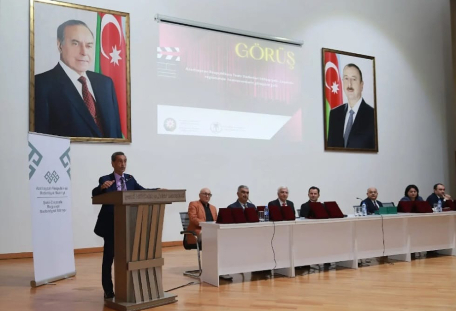 Tanınmış teatr xadimləri Şəkidə teatrsevərlərlə görüşüblər