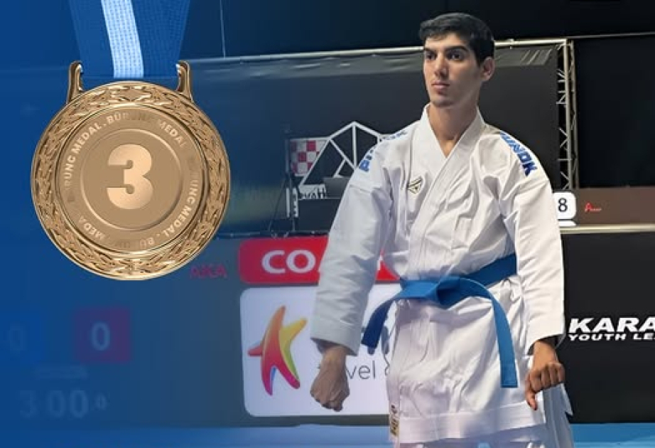 Azerbaijani para-karate fighter takes bronze in Croatia