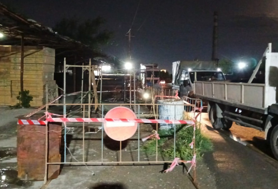 ADSEA: Kollektorun üzərinin sahibkarlar tərəfindən örtülməsi ərazinin qəzalı olduğunu görməyə maneə yaradıb