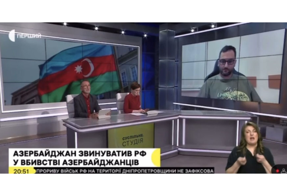 Ukraynanın nüfuzlu “UA Perşiy” telekanalında Rusiyanın şovinist siyasəti pislənilib VİDEO