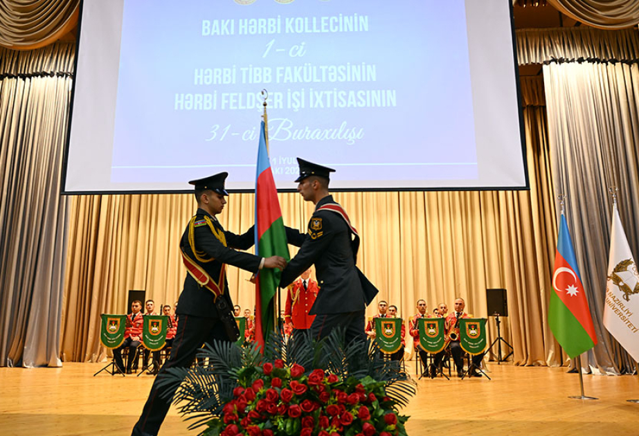 Bakı Hərbi Kollecində buraxılış mərasimi keçirilib