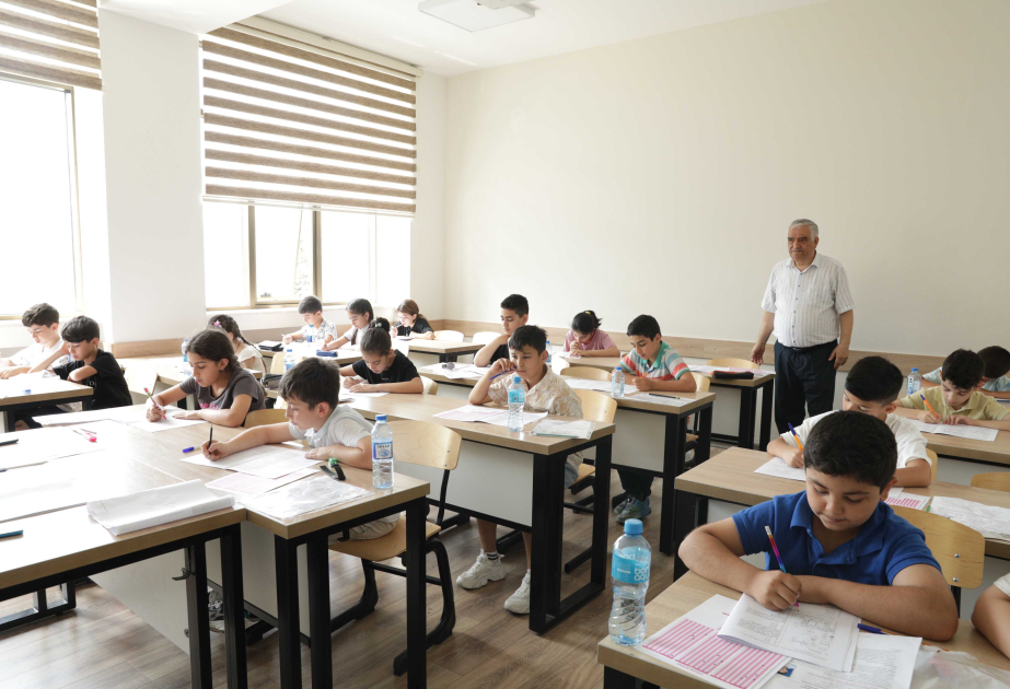 “Gənc istedadlar” liseyinin V siniflərinə qəbul imtahanı keçirilib